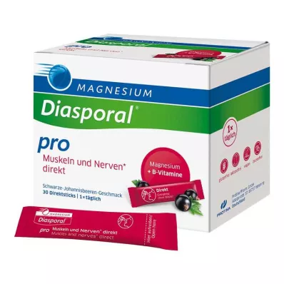Magnézium Diasporal pro + B-Vit.Musk.+ Nerves Direct, 30 ks
