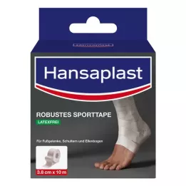 HANSAPLAST Robustná športová páska 3,8 cmx10 m biela, 1 ks