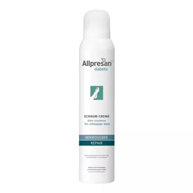 Allpresan diabetická mikrostriebro + krém na opravu peny, 200 ml