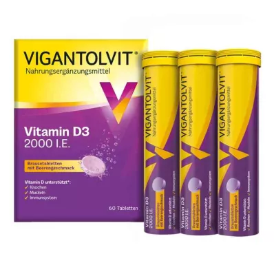 Vigantolvit 2000 i.E. Vitamín D3 šumivé tablety (60 kusov) Vigantolvit 2000 i.E. Vitamín D3 šumivé tablety (60 kusov)