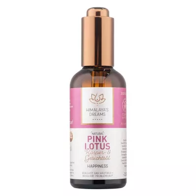 Himalayas Dreams Ayurveda Body & pleťový olej ružový lotos, 100 ml Himalayas Dreams Ayurveda Body & pleťový olej ružový lotos, 100 ml