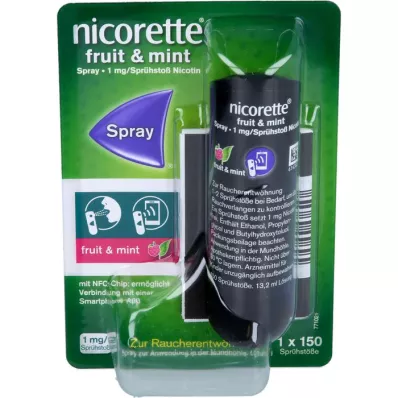 NICORETTE Ovocie &amp; Mäta Sprej 1 mg/sprej NFC, 1 ks