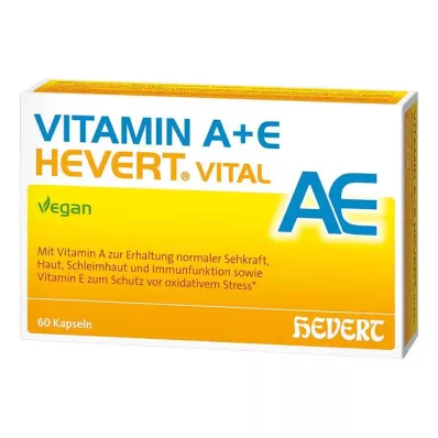 Vitamín A + E Hevert Vital kapsuly, 60 ks Vitamín A + E Hevert Vital kapsuly, 60 ks