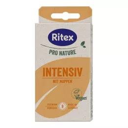RITEX PRO NATURE INTENSIV vegánske kondómy, 8 ks