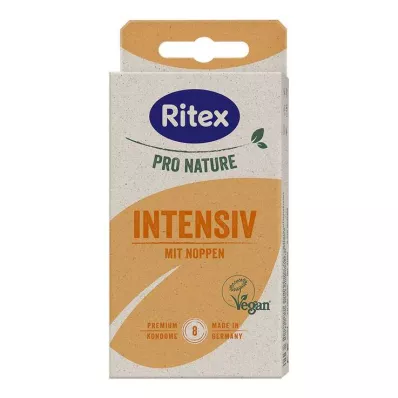 Ritex Pro Nature Intensive vegánske kondómy, 8 ks