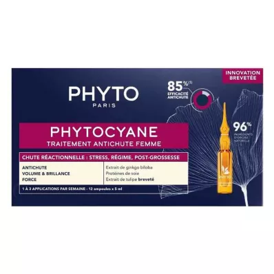 Fytokyánová kúra pre ženy s reakciou vypadávania vlasov, 12X5 ml Fytokyánová kúra pre ženy s reakciou vypadávania vlasov, 12X5 ml