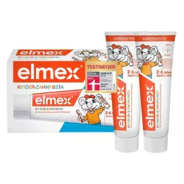 ELMEX Detská zubná pasta 2-6 rokov Duo Pack, 2x50 ml