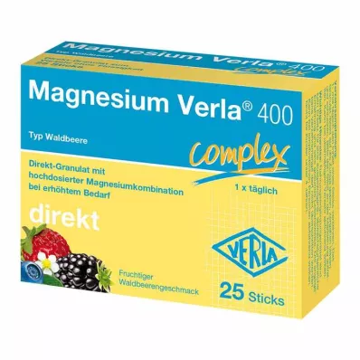 Magnesium Verla 400 Wild Berry Direct granule, 25 ks Magnesium Verla 400 Wild Berry Direct granule, 25 ks
