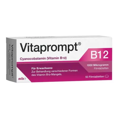 VITAprompt B12 1000 mikrogramov filmom obalené tablety, 50 ks VITAprompt B12 1000 mikrogramov filmom obalené tablety, 50 ks
