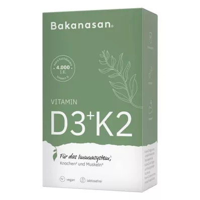 Bakanasan Vitamín D3 + K2 kapsuly, 60 ks Bakanasan Vitamín D3 + K2 kapsuly, 60 ks