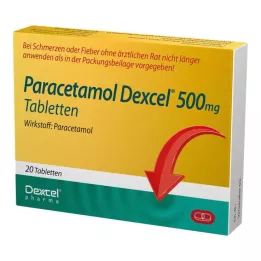 PARACETAMOL Dexcel 500 mg tablety, 20 ks
