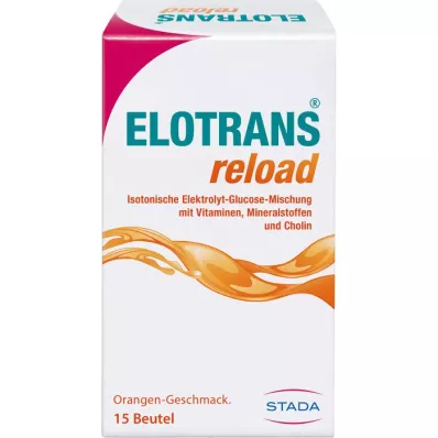 ELOTRANS elektrolytový prášok s vitamínmi, 15X7,57 g