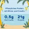 Vegan Muscle Protein Vanilkový proteín + kreatínový prášok (600 g)