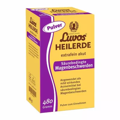 Luvos liečivá hlina extra jemná na akútne žalúdočné problémy súvisiace s prekyslením, 480 g Luvos liečivá hlina extra jemná na akútne žalúdočné problémy súvisiace s prekyslením, 480 g
