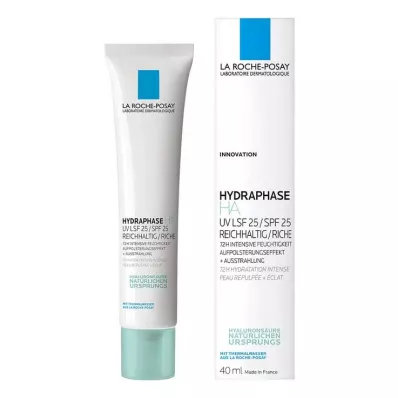 La Roche Posay Hydraphase HA UV bohatý na krém LSF 25, 40 ml