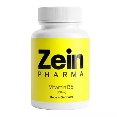 Vitamín B5 kyselina pantoténová 500 mg kapsuly, 120 kusov Vitamín B5 kyselina pantoténová 500 mg kapsuly, 120 kusov