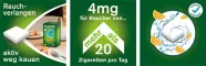 Instructions for use for nicorette® žuvačka čerstvé ovocie, 4 mg nikotínu, 210 kusov - 2