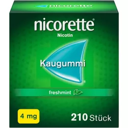 NICORETTE Žuvačka čerstvá mäta 4 mg, 210 kusov
