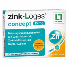 ZINK-LOGES koncept 15 mg entericky obalené tablety, 30 ks