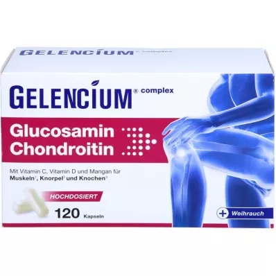 GELENCIUM Glukosamín Chondroitín vysoká dávka Vit C Kps, 120 kapsúl
