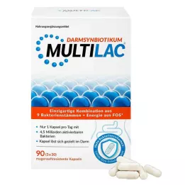 MULTILAC Črevné synbiotické kapsuly s enterickým obalom, 3x30 ks