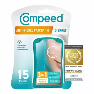 Compeed náplasť proti pupienkom diskrétna, 15 ks