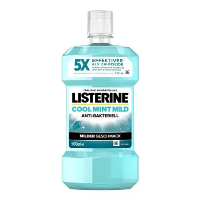 Listerine Cool Mint ústna voda s jemnou príchuťou, 500 ml